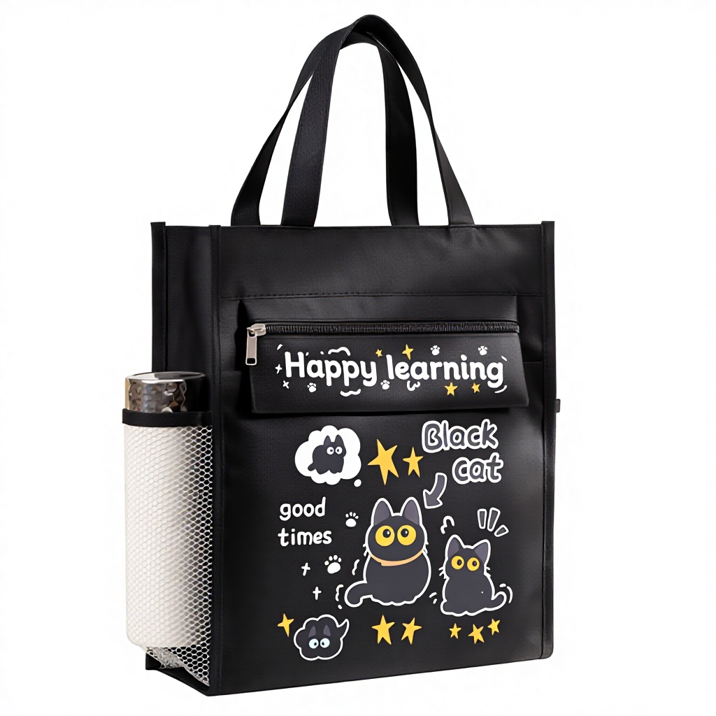five-layer upgrade extra thick little black cat-black
