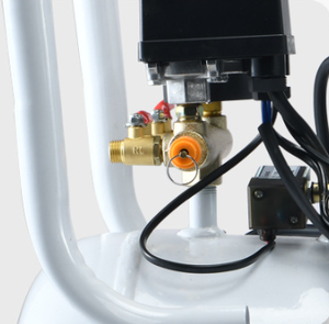 Compresor de Aire Neumático de Doble Cabezal (Tanque de Aire Horizontal de 50L) Bomba de Aire Silenciosa de Alta Presión - Product Image 4