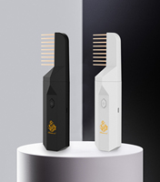 Nouveau Portable religieux arabe arôme diffuseur peigne encens électronique noir Bakhoor Mini brûleur d'encens 2024 pour cheveux
