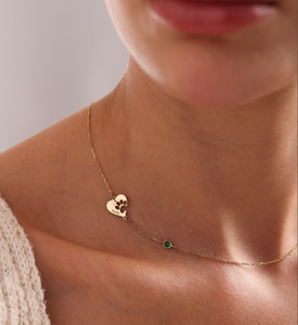 Animal Friendly joyería barata 18K chapado en oro estampado de pata <span class=keywords><strong>collar</strong></span> perro gato <span class=keywords><strong>collar</strong></span> corazón pata personalizado mascota <span class=keywords><strong>collar</strong></span> - Product Image 1
