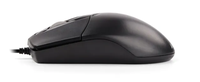 Mouse 3D ergonomis USB optik, tahan air bisnis kantor Gaming Logo kustom kabel hitam akses jari murah