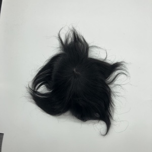 Nhanh chóng vận chuyển lụa cơ sở người đàn ông Topper clip trong tóc vá tóc người đàn ông tóc giả - Product Image 6