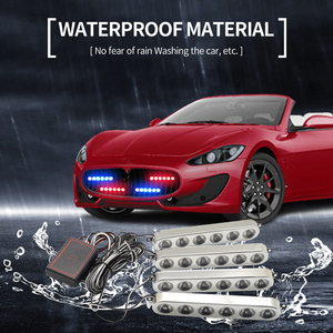 Đèn Nhấp Nháy 24LED <span class=keywords><strong>DRL</strong></span> Đèn Nhấp Nháy Xe Hơi 4 Trong 1 Đèn Cảnh Báo Khẩn Cấp Dash Đèn LED Dừng Với Hộp Điều Khiển Từ Xa - Product Image 3
