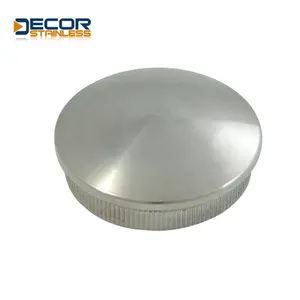 Eccellente scalabilità ad alto specchio lucido o satinato spazzolato ben progettato terminale in acciaio inossidabile cappuccio Self Grip cupola