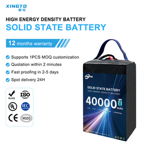 Batterie semi-solide pour drone UAV 14S 51.8V 24S Lipo 40000mAh 40Ah 4 Li-ion 4C, grande puissance, pour drone Wing 6 avec 3 batteries - Product Image 1