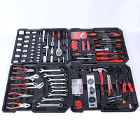 Ensemble d'outils à main de 499 pièces, coffret en aluminium rigide à quatre couches, kit de quincaillerie OEM pour la réparation automobile, l'atelier à domicile