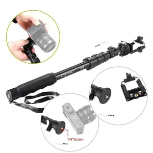 Chất Lượng Cao Nối Dài Yunteng 1188 Selfie Stick Monopod Tripod Cho Iphone 7 6 6S Cộng Với Điện Thoại Camera Yt-1188