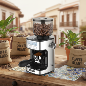 Moulin à café électrique automatique <span class=keywords><strong>Fiorenzato</strong></span> à dose unique, portable pour la maison, l'hôtel, la voiture, moulin à meules coniques, capacité de 250 g - Product Image 1