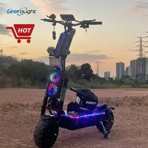 8000w 10000w scooter électrique double moteur double contrôleur d'onde sinusoïdale 72v 15000watt vente en gros e 12000w scooter pour la course