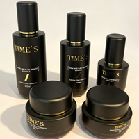 Ensemble d'emballages en verre givré de luxe pour flacons pompe à lotion et sérum, pour marque cosmétique, vente en gros
