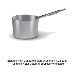 Casserole en aluminium profonde Ø 20 cm H 14,5 cm, 4,2 L Ballarini - Product Image 2