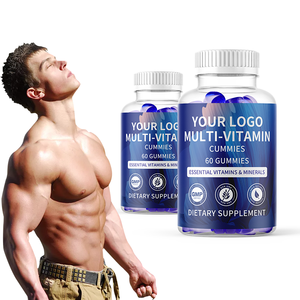 Venta caliente OEM Etiqueta Privada suplementos dietéticos multivitaminas gomitas para hombres Suplemento De Salud 60 gomitas veganas - Product Image 1