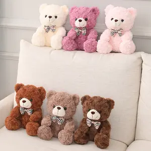 Stuffed Animal Dolls Wholesale High Quality Cute Design Teddy Bear Small Size 25cm Unisex Plush Toys Tedy Bear Vacuum Acceptable