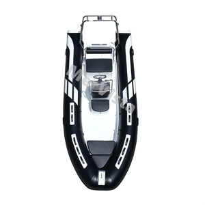 Bote Inflable RIB de PVC y Fibra de Vidrio de 16 pies (4.8 m) con Doble Casco en V Profunda, Casco de Fibra de Vidrio en V Profunda para Mayor Estabilidad y Comodidad - Product Image 4