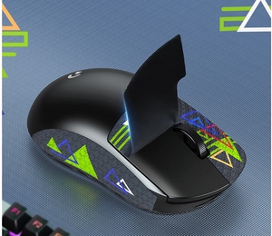 Sticker GPW thế hệ thứ 2 Dog Shit Vua thiết kế 2.4GHz không dây Chuột chơi game giao diện USB bóng chống trượt chống mồ hôi - Product Image 5