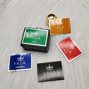Parfum de style vintage avec logo personnalisé en relief en métal doré étiquette privée étiquettes métalliques 3d - Product Image 3