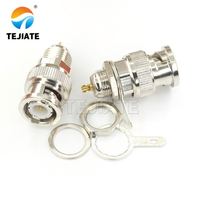 BNC-JY Rg6 mâle 50 ohms moulé par injection RF connecteur sertissage RG-174 câble Coaxial BNC mâle femelle connecteur à broches