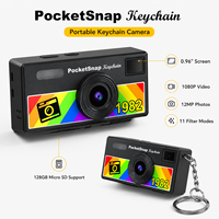 Özel Renkli Mini Anahtarlık Kamera 0.96 İnç Ekran 1080P AVI 12MP Çocuk Dijital Kamerası Erken Öğrenme Hediyesi