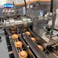 Machine automatique Skywin à deux voies pour biscuits fourrés à la crème, haute productivité, pour noix et lait, nouvelle machine d'emballage flow-pack
