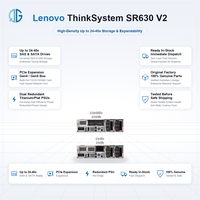 Server Rak Lenovo ThinkSystem SR630 V2 1U 2-Socket Intel Xeon Scalable 32 DIMM DDR4 PCIe 4.0