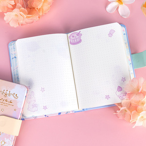 HighQuality64K/32KGold-Estampillé Pages Colorées Étudiant DiaryNotebook Mignon Dessin Animé Couverture Cadeau En Gros - Product Image 4