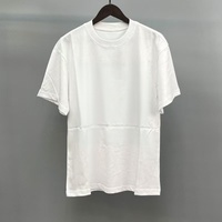 Camiseta de Hombre 2026, Nueva, Casual, para Negocios, Estampada, Transpirable, de Algodón Puro, Suave al Tacto, de Manga Corta y Gruesa