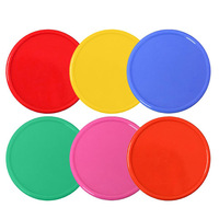 Deskjoy-Plateau de jetons de récompense en plastique coloré de 2.5cm pour échange de jetons de poker