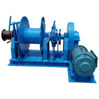 Guindeau d'ancre de bateau à tambour tsigane simple/double électrique/hydraulique/diesel de 30mm pour pont marin