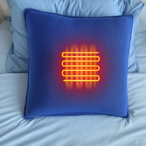 Savior màu xanh lá cây huggable nhung USB nóng đệm 3 cấp nhiệt độ quy định Dệt Kim nhiệt gối thoải mái nóng cổ - Product Image 2