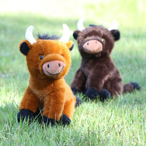 Pronta Consegna: Bambola Toro Dispettoso, Bambola Toro delle Highland, Bambola Bufalo Realistica, Peluche Stile Festa, Bambola Vitellino, Vendita all'Ingrosso - Product Image 2