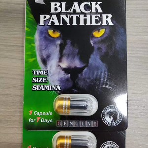 Best Selling Black Panther Capsule Herbal <b>Supplements</b> Man Powerful Stamina Enhancer and Energy Booster Long Time Effect Capsules - Product Image 1