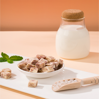 Collations saines chinoises non soufflées VF Taro Dices, aliments sains et nutritifs, saveur sel et poivre, cubes de taro