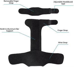 Venta al por mayor de fábrica de alta calidad Flexible <span class=keywords><strong>Finger</strong></span> Brace Férula Soporte Protector fijo - Product Image 6
