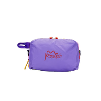 Sac à dos d'extérieur tendance et écologique en nylon color-block avec fermeture éclair, compartiments à trois couches, grande capacité, portable