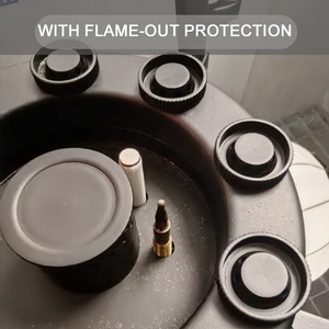 Bếp ga âm 3 lò đốt bằng thép không gỉ, tích hợp, có thể gấp gọn, dùng cho nhà bếp - Product Image 5