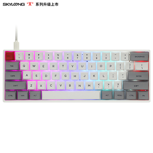Clavier de jeu mécanique filaire <span class=keywords><strong>GK</strong></span> 61x mini portable à 60% en vente chaude - Product Image 4