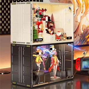 Large Capacity Blind Box Storage <strong>Display</strong> Box Transparent Dust-Proof Bubble Mart Hand-Made Modern Office PP Doll Storage Box - Product Image 2
