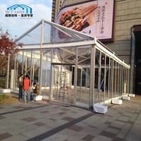 12x24m salón de bodas móvil Ceremonia de construcción lona Casa de burbujas inflable carpa de techo de concha dura garaje inflable