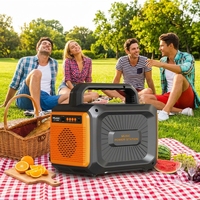 Station d'alimentation portable solaire 100W 76.8Wh pour ordinateur portable, avec haut-parleurs sans fil intégrés, radio FM et stockage d'énergie