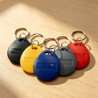 Kartu Kontrol Akses Tag NFC RFID yang Dapat Ditulis Sesuai Kebutuhan, Gantungan Kunci Keyfob dengan Chip 1K untuk Hotel dan Rumah