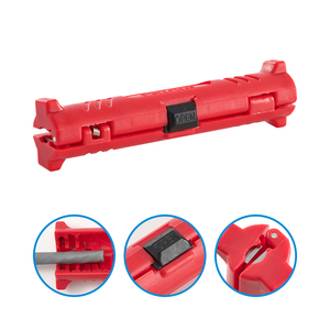 Utensile Manuale OEM per Spellatura Cavi con Lame per Isolamento Cavi Coassiali, Manico in Plastica - Product Image 3