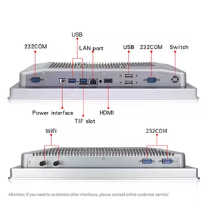 Moniteur mural à faible consommation d'énergie LED tout en un ordinateur industriel écran tactile capacitif Android Panel Pc - Product Image 3