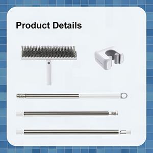 Cepillo de limpieza con mango de PP y cabezal de nailon, palo largo de 0.6 kg para <span class=keywords><strong>piscinas</strong></span> domésticas, elimina manchas difíciles - Product Image 4