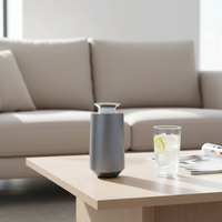 Diffuseur d'arômes intelligent électrique portable pour voiture avec atomisation biphasée, design métallique contrôlé par application pour la maison et l'hôtel