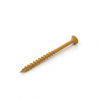 Vis à bois Torx à double fraisage, vis à aggloméré Torx jaunes, vis à bois Torx multi-usages