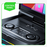 Máquina de Karaoke Portátil Android DP-1420 Sound GD-1420 con Pantalla de 10.4 Pulgadas, Altavoces Inalámbricos, Visualización de Letras, Sistema KTV Todo en Uno