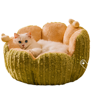 Cama de Felpa Lujosa y Esponjosa <span class=keywords><strong>para</strong></span> <span class=keywords><strong>Gatos</strong></span>, Ecológica, Cálida y Suave, Tamaño Gatito, con Diseño a Cuadros - Product Image 3