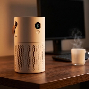 Purificatore d'Aria Stile High-Tech con Rilevatore Vocale Omnidirezionale a 360 Gradi Silenzioso e Anti-Registrazione - Product Image 1