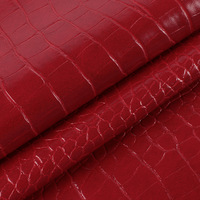 Cuir synthétique PVC de 1,0 mm d'épaisseur, imprimé animal, résistant à l'abrasion, sacs à main