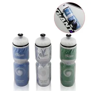 Cycling equipment bicycle special plastic ice-keeping double-layer sports bottle 710ML large capacity